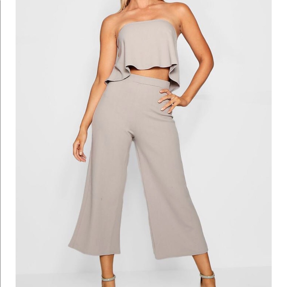 Top and Culottes Pant Set